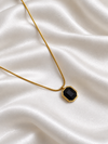 Black Stone Neck Chain