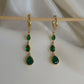 Emerald Raindrop Earrings