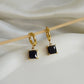 Black Luxe Hoops
