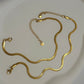 Snake Chain Anklets (Pair)