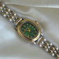 Green Dial Elegant Watch