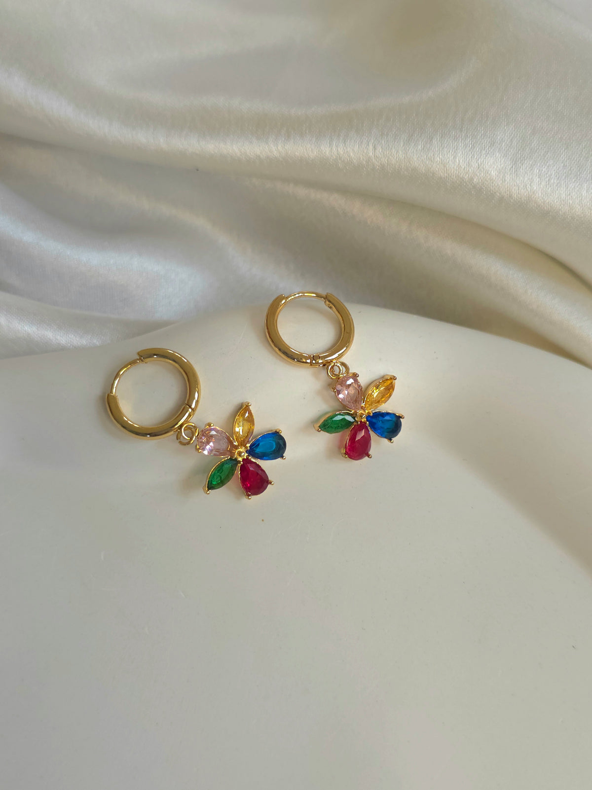 Rainbow Bloom Earrings 🌈✨