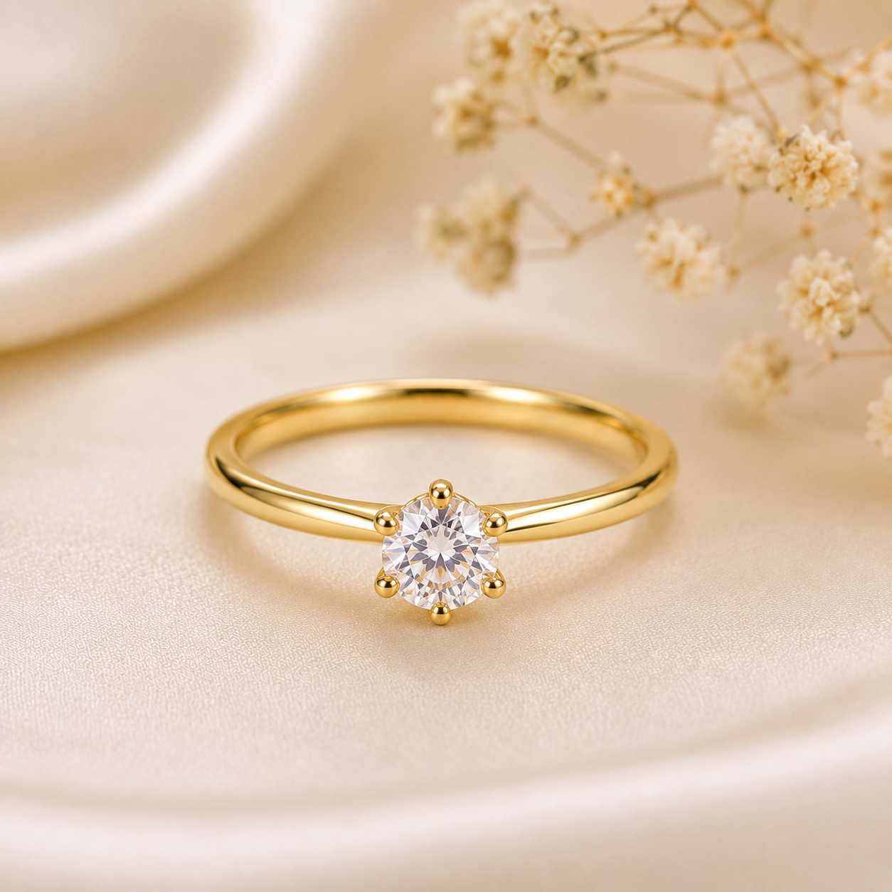 Classic Solitaire Ring