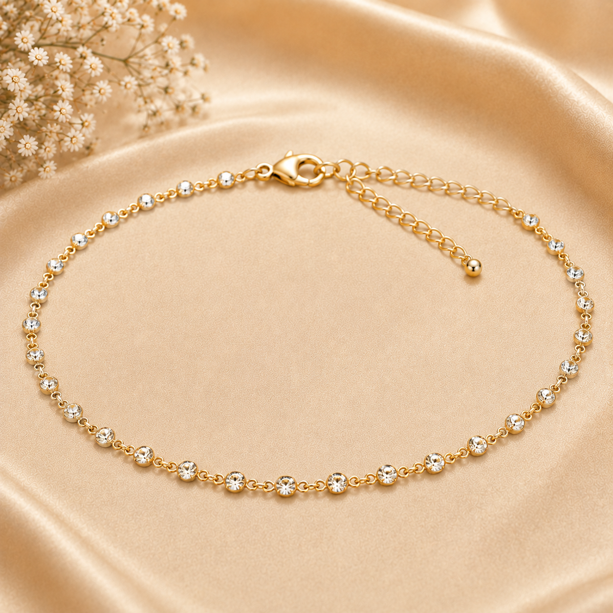 Crystal Chain Anklet