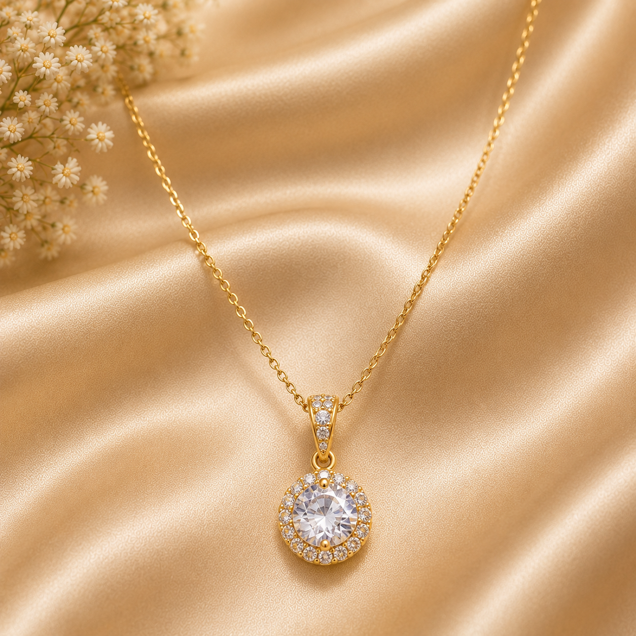 Crystal Pendant Necklace