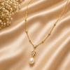 Elegant Pearl Drop Necklace