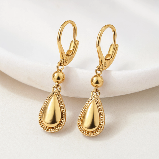 Classic Gold Drop Earrings