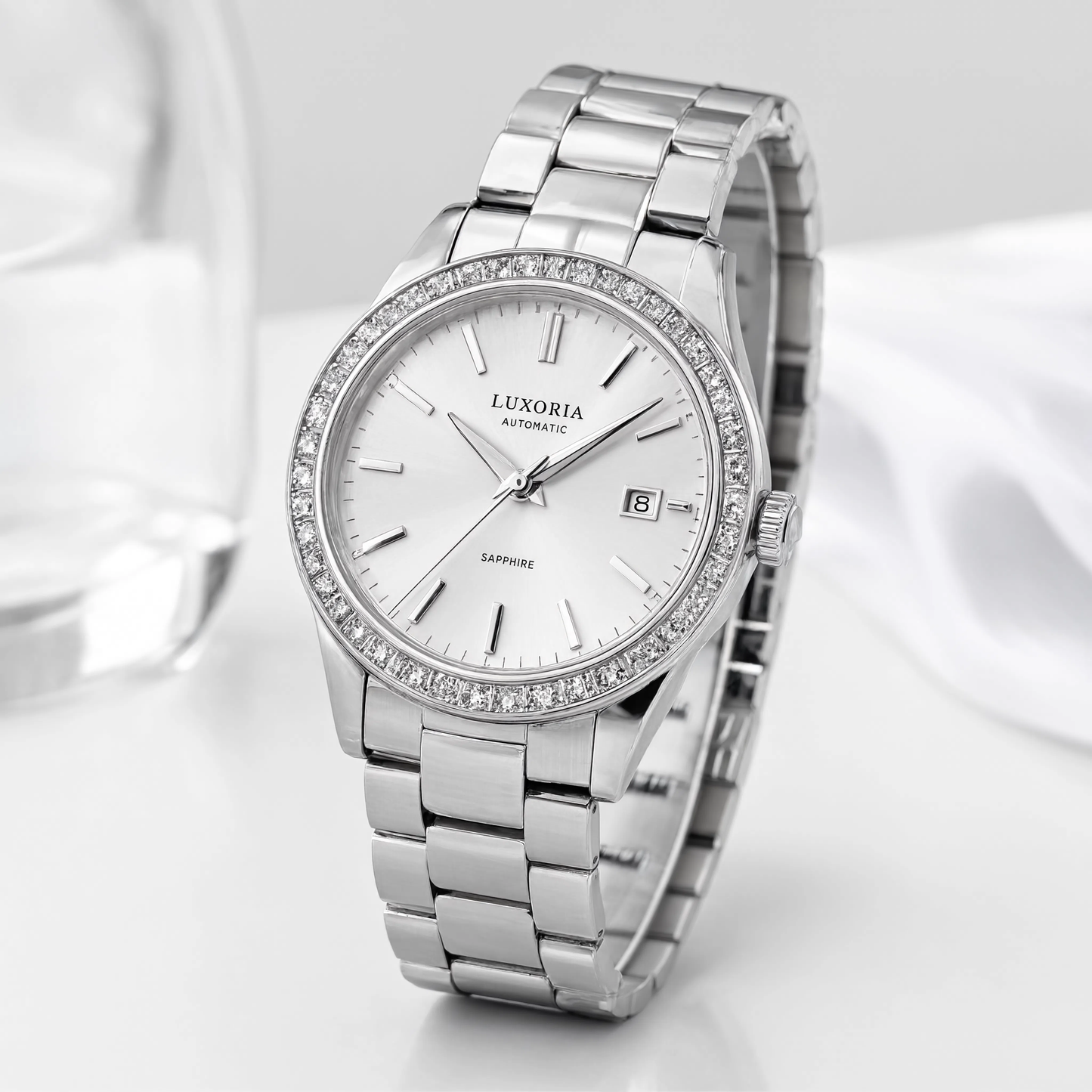 Crystal Bezel Watch