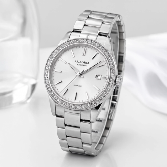 Crystal Bezel Watch