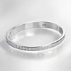 Crystal Edge Bangle Bracelet