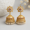 Floral Jhumka Earrings