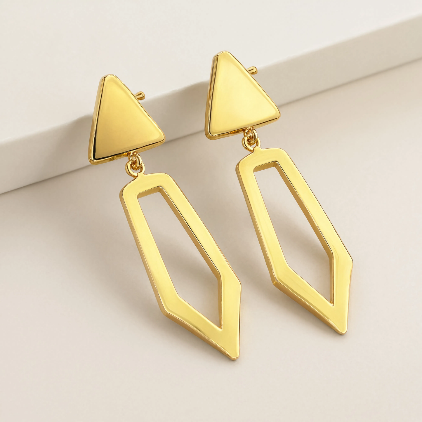 Geometric Statement Earrings