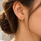 Spiral Hoop Earrings(Pair)