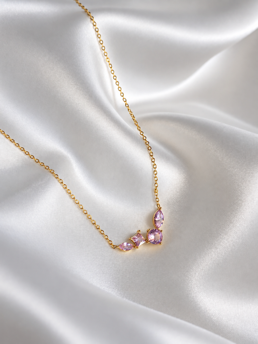 Pink Aura Neck Chain