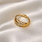 Aurelia Curve Ring ( Adjustable )