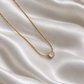 Crystal Round Stone Neck Chain