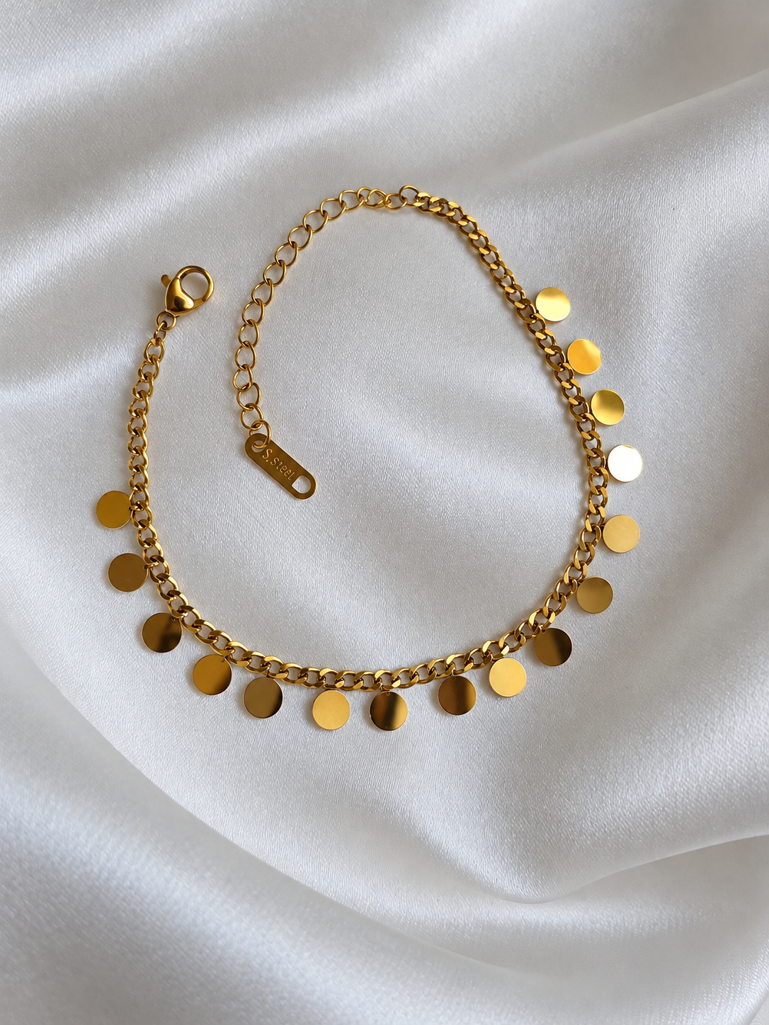 Coin Charm Bracelet