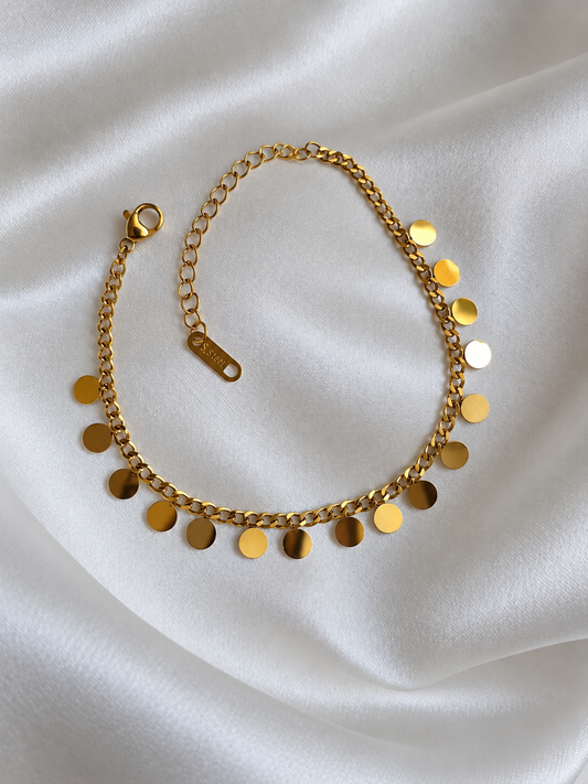 Coin Charm Bracelet