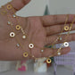 Crystal Circle Anklets (Pair)