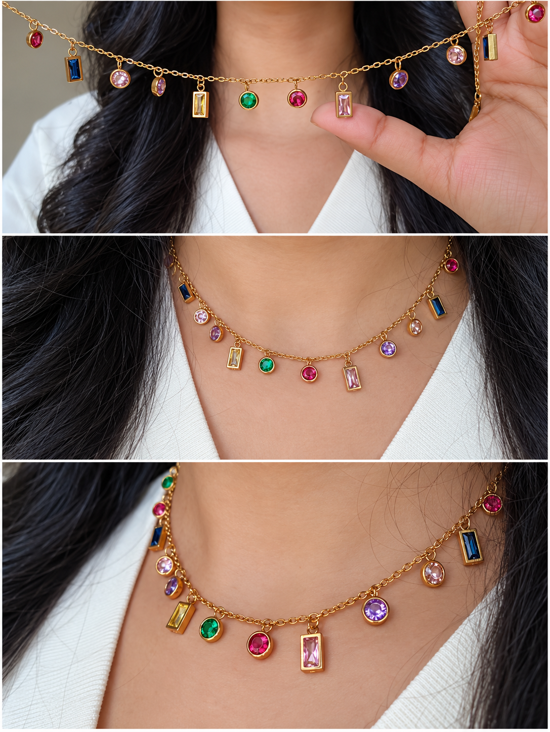 Multicolored Charm Necklace ✨