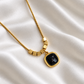 Black Cube Neck Chain