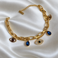 Evil Eye Double layered Bracelet