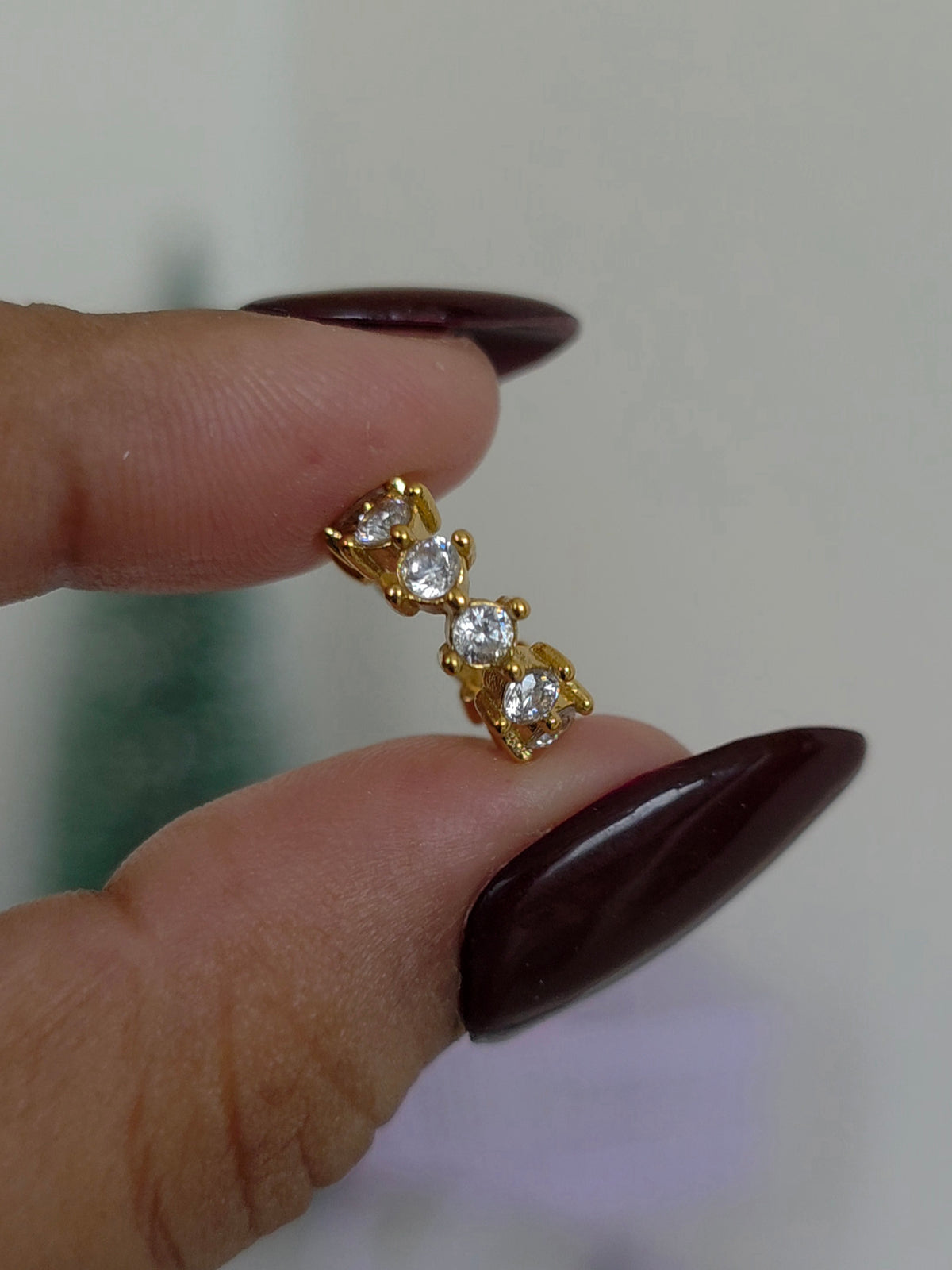 Crystal Crown Ear Cuff (Pair)