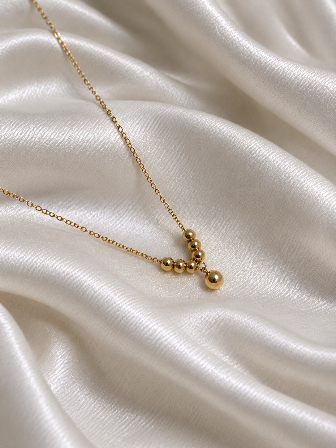 Golden Bead Neckchain