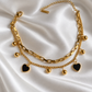 🖤🤍 Dual Heart Charm Bracelet