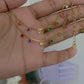 Rainbow Gem Bracelet (316L  PVD plated)