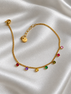 Rainbow Gem Bracelet (316L  PVD plated)