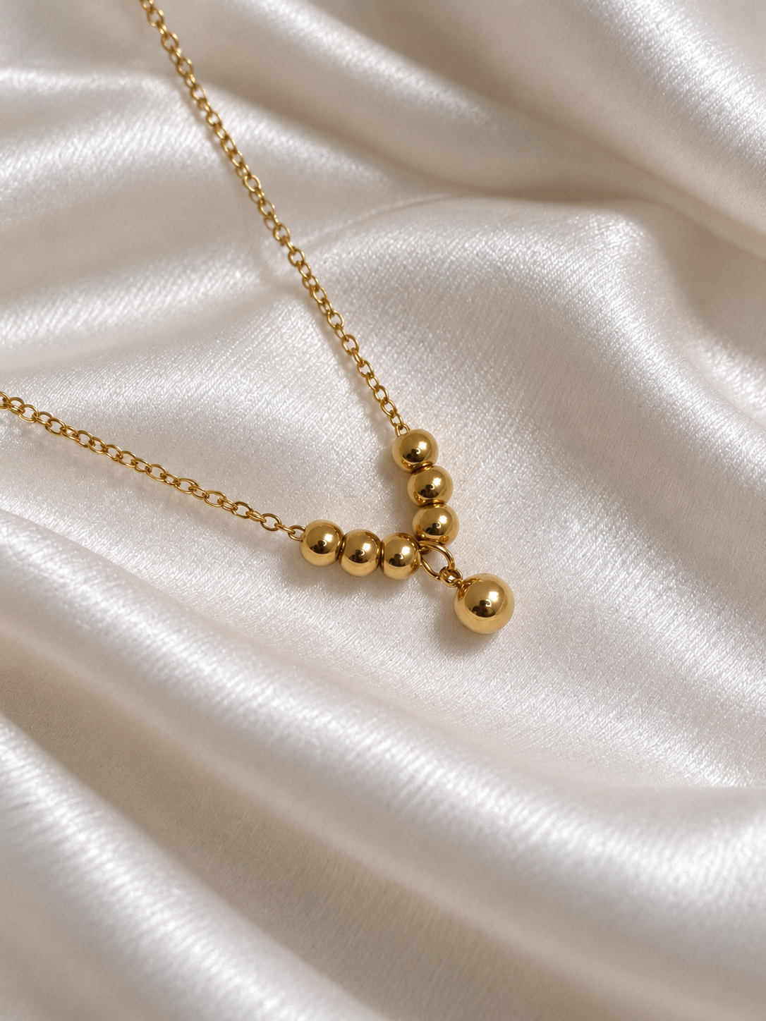 Golden Bead Neckchain