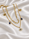 Evileye Double layered Neck Chain