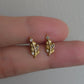 Feather Shine Ball Back Studs