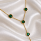 Emerald Charm Y-Necklace