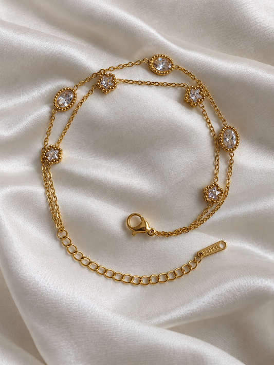 Twinkle & Shine  Double layerd Bracelet