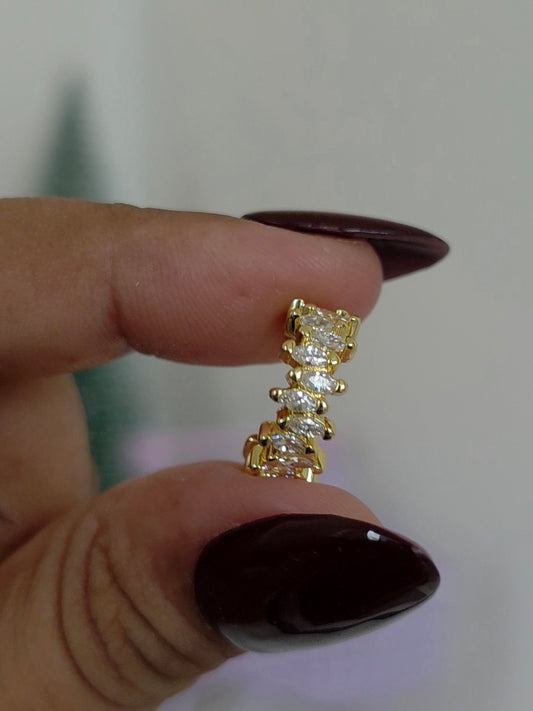 Crystal Row Earcuff (Pair)
